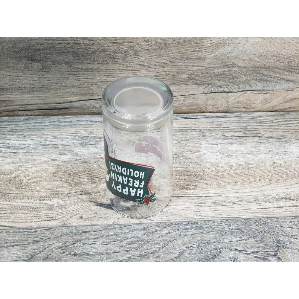 Family Guy Stewing Griffin Happy Freakin Holidays Christmas Pint Beer Glass